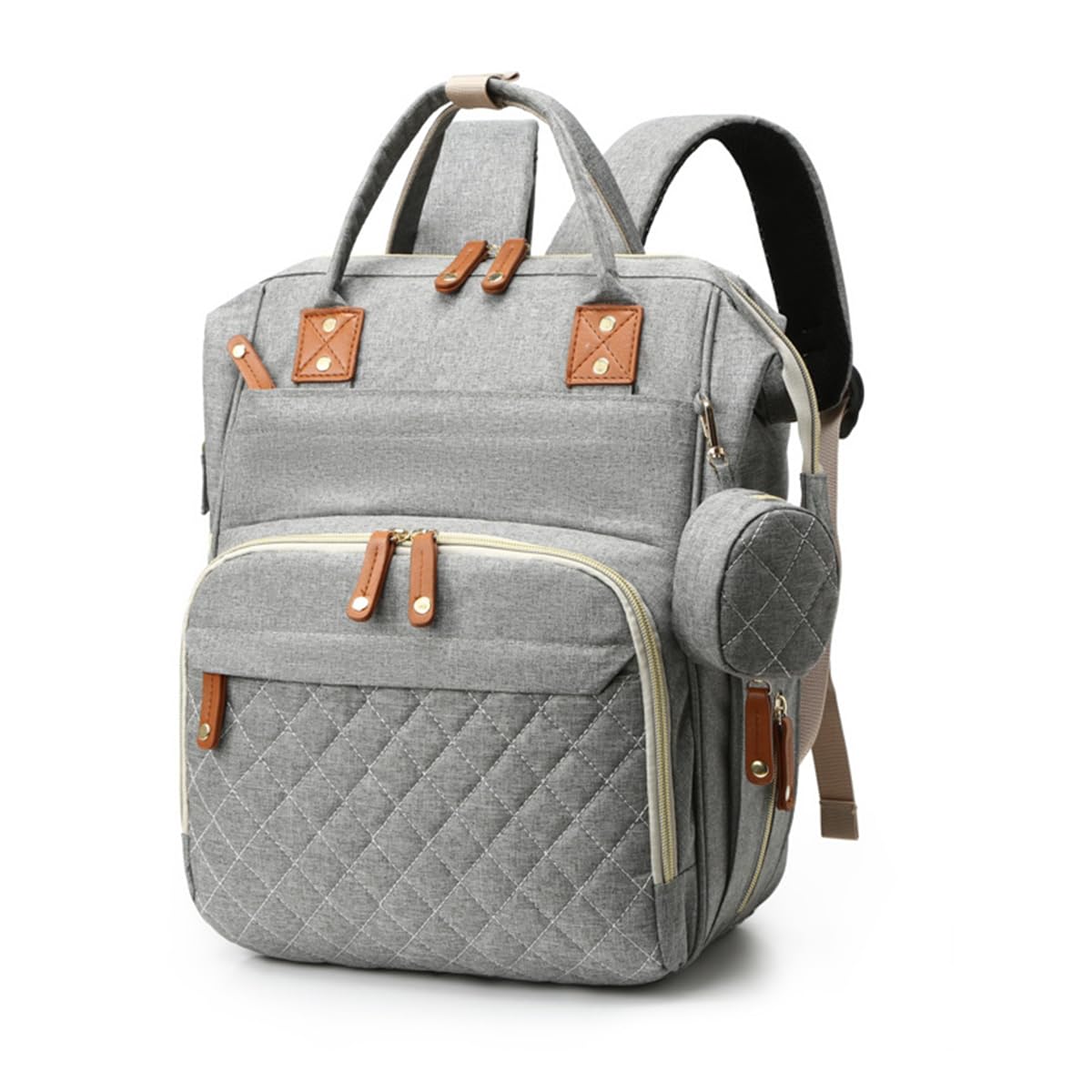 SNOWIE SOFT Stylish Nylon Diaper Backpack - Large Capacity, Multi-Pocket Maternity Bag with Wet-Dry Compartment, Stroller Straps & USB Port Durable Travel & Daily-Use Baby Bag for Indian Parents SNOWIE SOFT Stylish Nylon Diaper Backpack - Large Capacity, Multi-Pocket Maternity Bag with Wet-Dry Compartment, Stroller Straps & USB Port Durable Travel & Daily-Use Baby Bag for Indian Parents